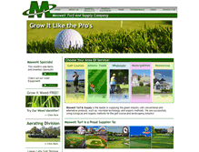 Tablet Screenshot of maxwellturf.com